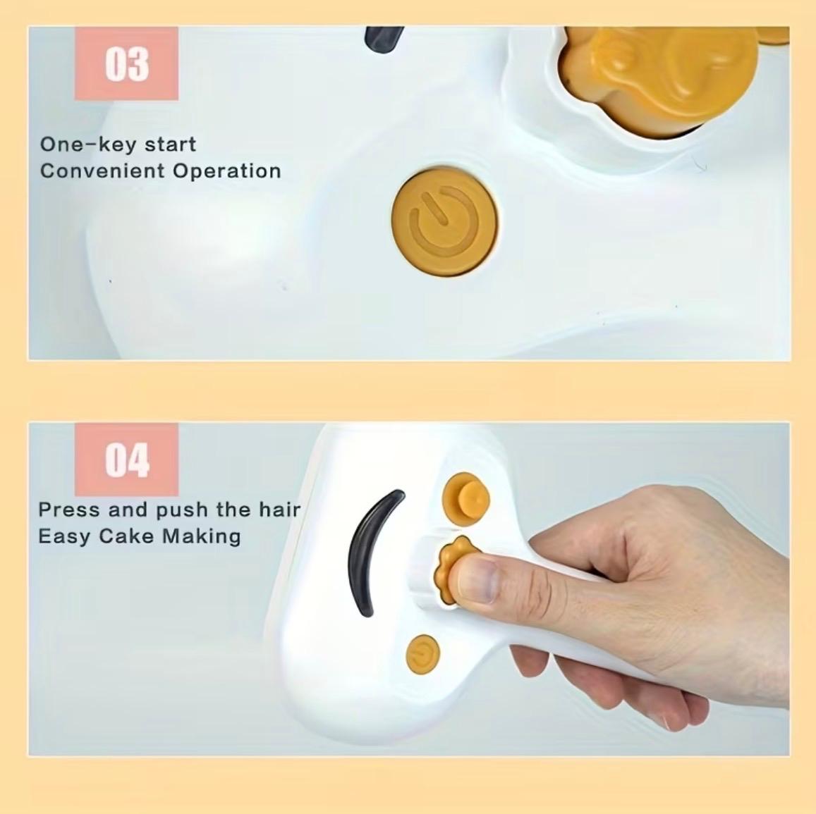 Premium 4-In-1 Electric Pet Steam Brush Care Kit