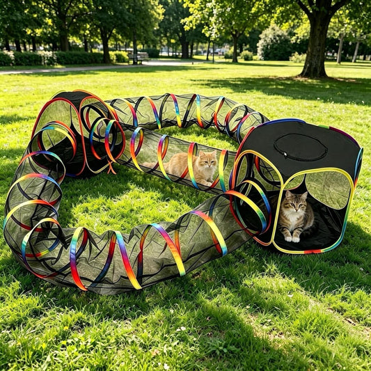 Premium Quality 5-In-1 Portable Outdoor Cat Enclosure