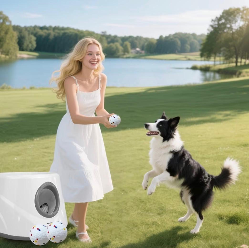 Interactive Automatic Ball Launcher for Dogs